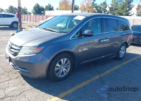 2014 Honda Odyssey Ex z USA, uszkodzony, nr VIN 5FNRL5H49EB125140